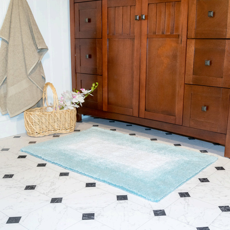 Ensemble de tapis de bain Zenda Crofoot, Porcelaine bleue