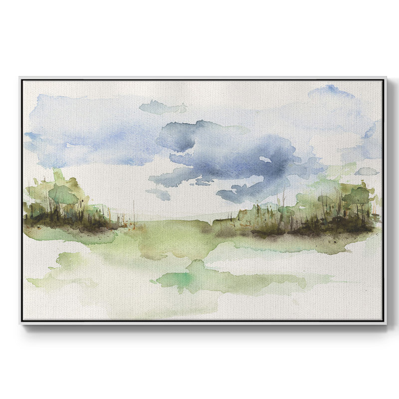 «Brush Thickets I», toile tendue avec châssis de qualité supérieure - prête à être accrochée, H 27 po x l 41 po x P 2 po