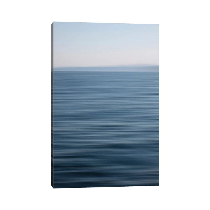 Abstract Blue Horizon by Savanah Plank - Wrapped Canvas Gallery-Wrapped Canvas Giclée, 45.72cm H x 30.48cm W