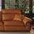Orange Genuine Leather Modular Sofa-813603857-813603871