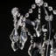 Lustre en cristal de style bougie Keagyn