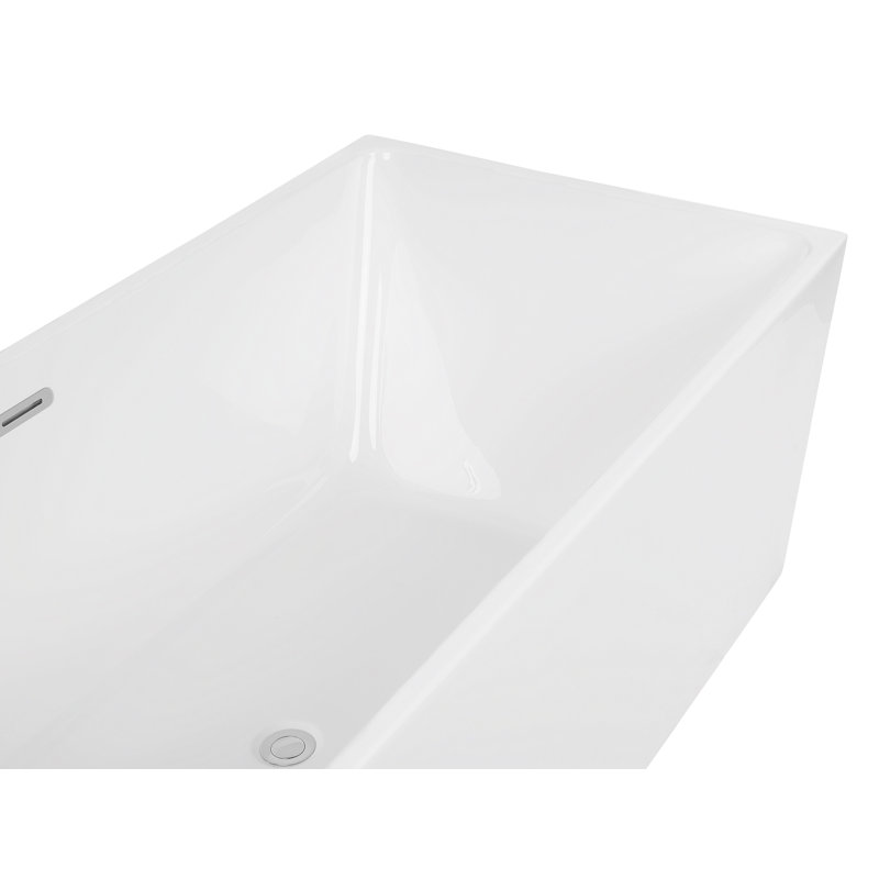 Draeger 1700mm x 760mm Freestanding Soaking Acrylic Bathtub
