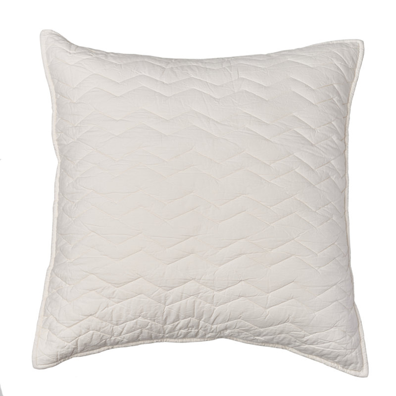 Katrina Zig Zag Chevron sham, Euro