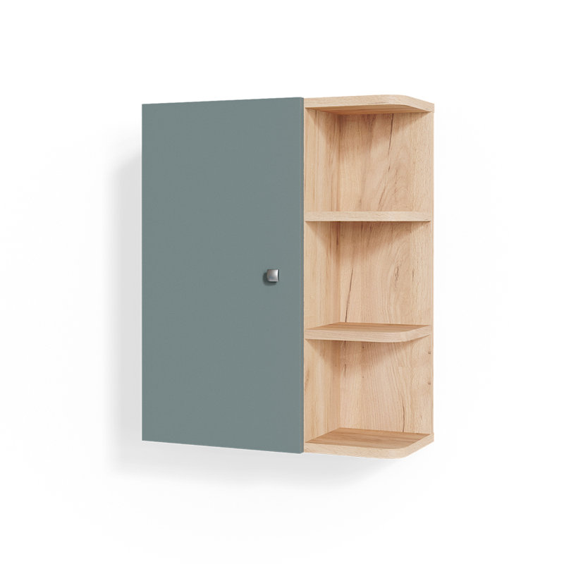 Birkhild 47.2Cm W x 59.2Cm H x 20.8Cm D Wall Mounted Bathroom Cabinet