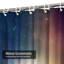 Magnifique rideau de douche avec 12 crochets Sunrise Stars-510220652
