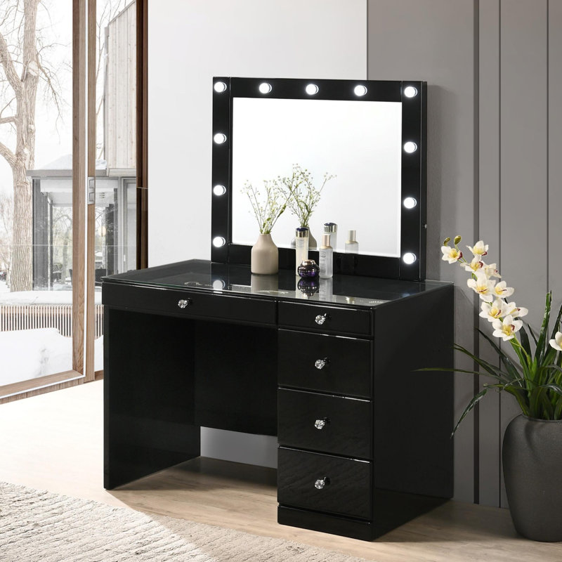 Retro Makeup Vanity