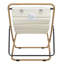 Chaise pliante d'extérieur 2 pièces, chaise de patio enveloppée de rotin avec dossier réglable, coussin épais et appui-tête amovible-1014343906