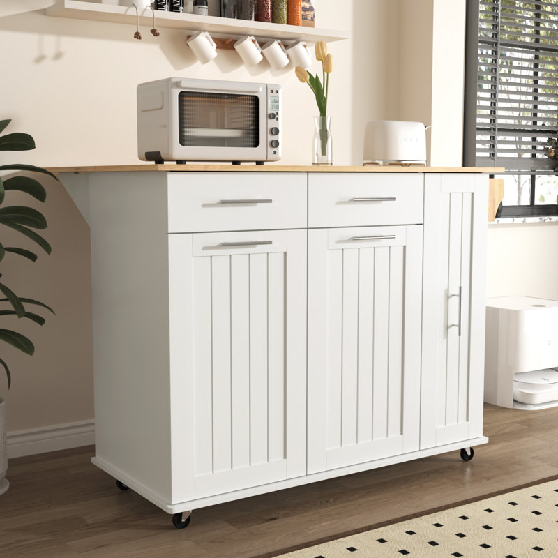 Îlot de cuisine avec abattant (sans tabouret inclus)