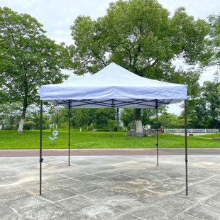 10 Ft. W X 10 Ft. D Steel Pop-Up Canopy