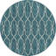 Tapis intérieur / extérieur bleu sarcelle Joniell-229815199