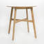 Table de salle à manger en bois à hauteur de comptoir ronde, P 35,4 po x l 35,4 po x H 36 po-2128498820