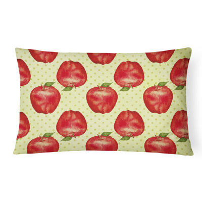 Coussin décoratif intérieur / extérieur Watercolor Apples and Polkadots