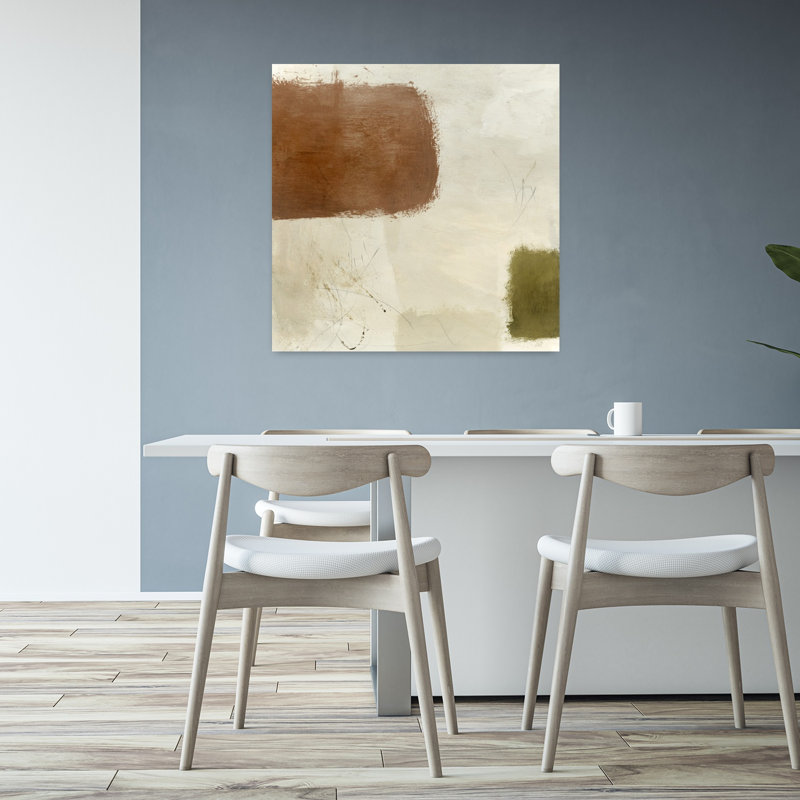 Art contemporain contemporain abstrait, H 32 po x l 32 po