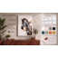 Young Zebra In Profile Boho - Print-136705590-136705587
