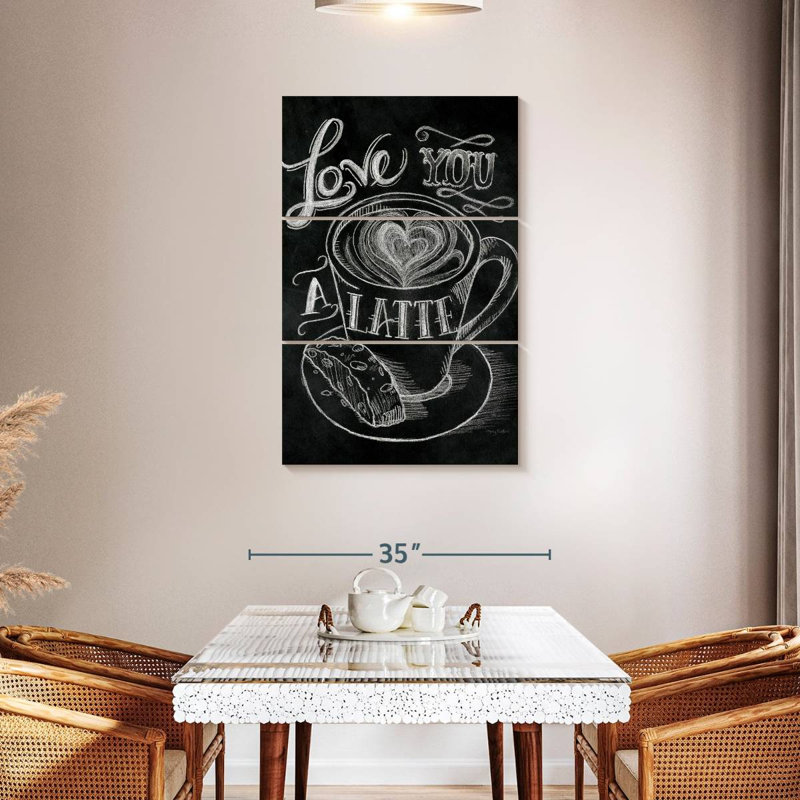 Tergel Love You A Latte I, H 45 po x l 28 po