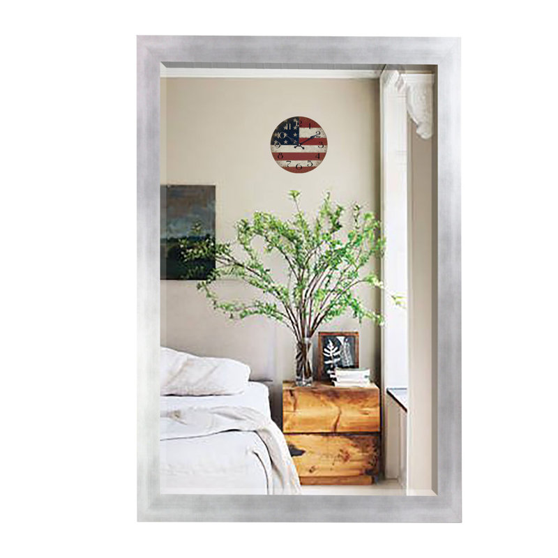 Flat Wall Mirror, 35.5" H x 29.5" W