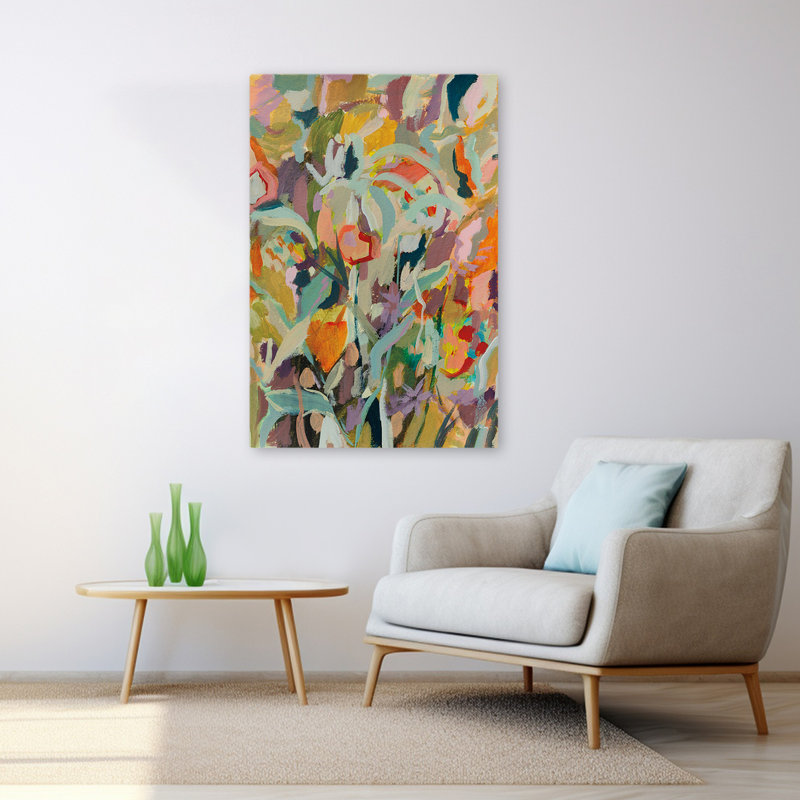 Contemporain et carnaval de printemps bohémien, H 48 po x l 32 po