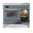 Majestic III Series 40 Inch Induction Range with 6 Induction Elements in Blue Grey (Chrome Trim)-124828934-124828932