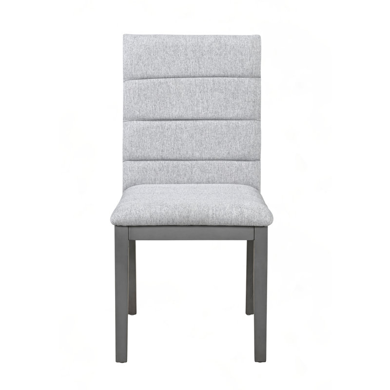 Ensemble de 2 chaises de salle à manger Upholstery, Chêne gris