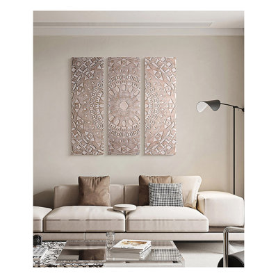 Southeast Asian Style Three-Dimensional Relief Wall Decoration
