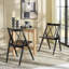 Chaises de salle à manger en bois massif Gayle