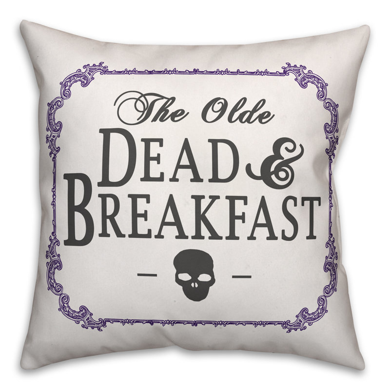 Scroll Border Throw Pillow, Outdoor