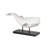 Coastal White Whale Sculpture on Stand (15" Wide)-1473276649