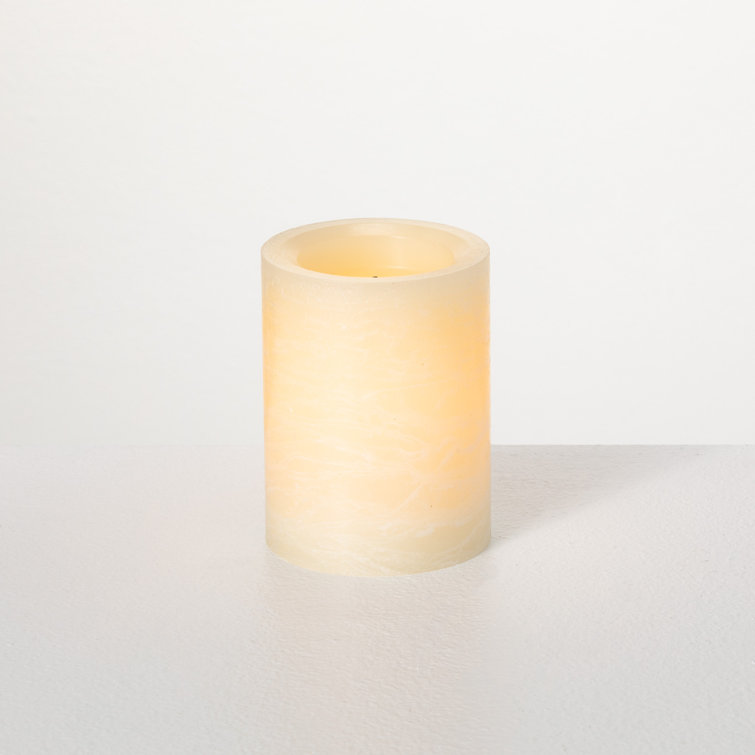 Cicily LED Unscented Pillar Candle