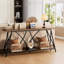 Console rectangulaire en bois massif brun-296619700