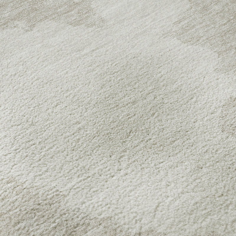 Premium Machine Washable Prisco Ivory Rug, Rectangle 1'8" x 2'6"