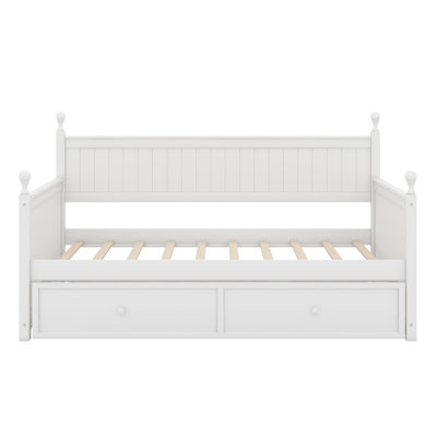Wood Daybed With Trundle