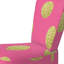 Fauteuil d'appoint rembourré à motif de cercles dorés