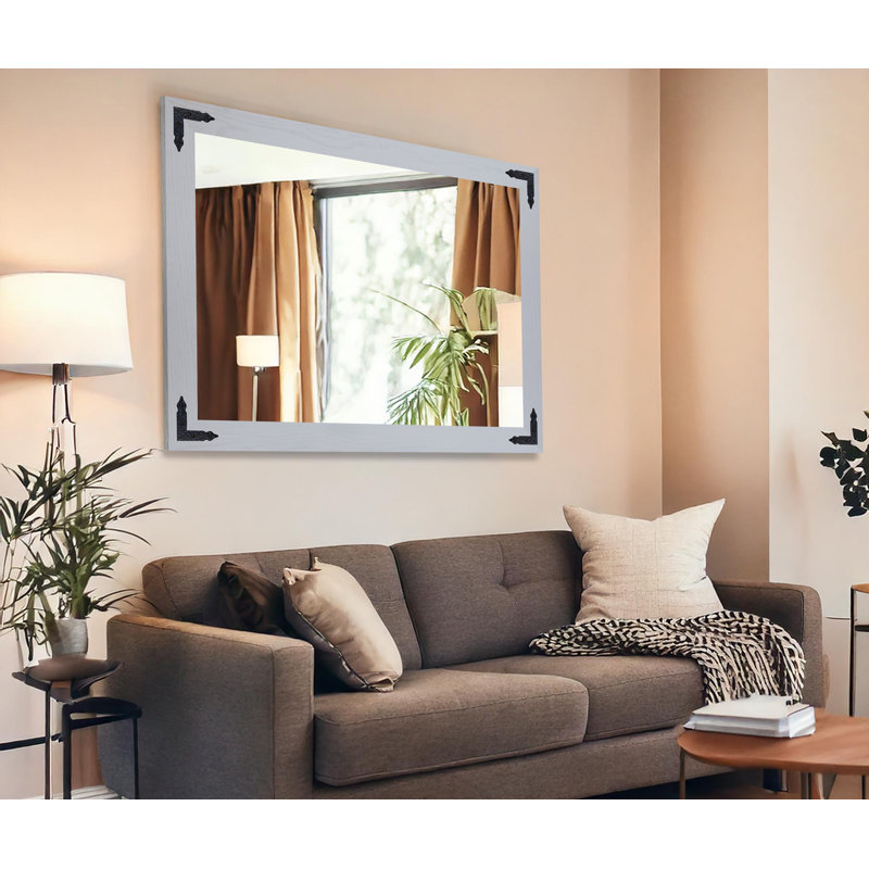 Miroir Gracie Oaks, Gris, 44 po x 33 po