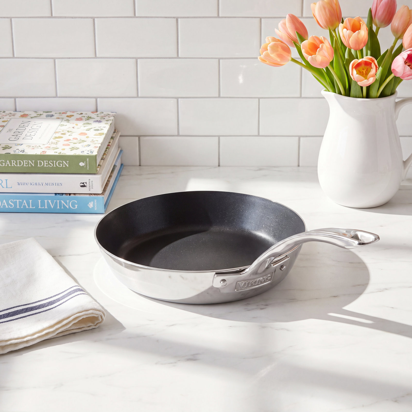 Viking Contemporary 3-Ply Non-Stick Fry Pan, 10" Diameter