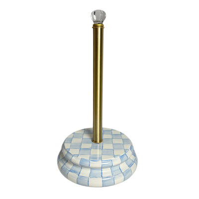 Sky Check Paper Towel Holder