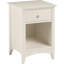 Kingsbury 44cm W Solid + Manufactured Wood Bedside Table