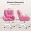 Fairmont Park Velvet Office Chair-69412582-69412590