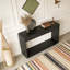 Console cannelée moderne 60 po à 2 tiroirs-1402916352