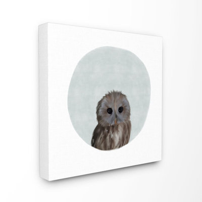 Décoration murale pour enfants bébé hibou painting Alleman
