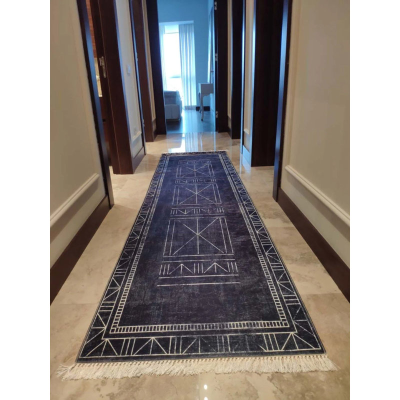 Tapis antidérapant en polyamide Firenze, Rectangle 5 pi 3 po x 7 pi 3 po
