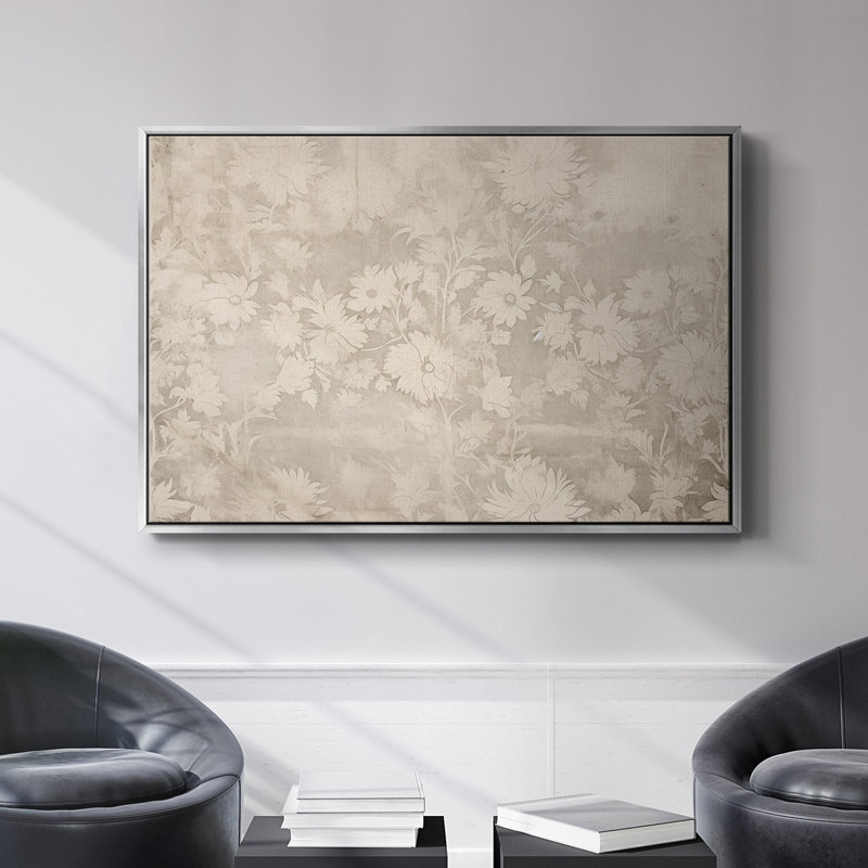 Botanique rétro - I, Toile tendue, H 25 po x l 37 po x P 1,5 po