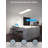 1X4 Ft Led Ceiling Flat Panel Light, Surface Mount, 120V 4000Lm, 2700K-5000K& Multicolor, Aluminum