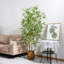 Plantes en bambou artificielles dans un panier Adcock, fausses plantes pour la décoration intérieure, faux arbres réalistes-837384665