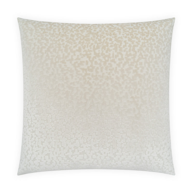 Total Package Square Pillow Cover & Insert, Ivory, Square 24"