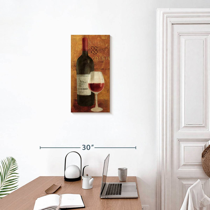 Panneau Vin Rouge, H 24 po x l 12 po