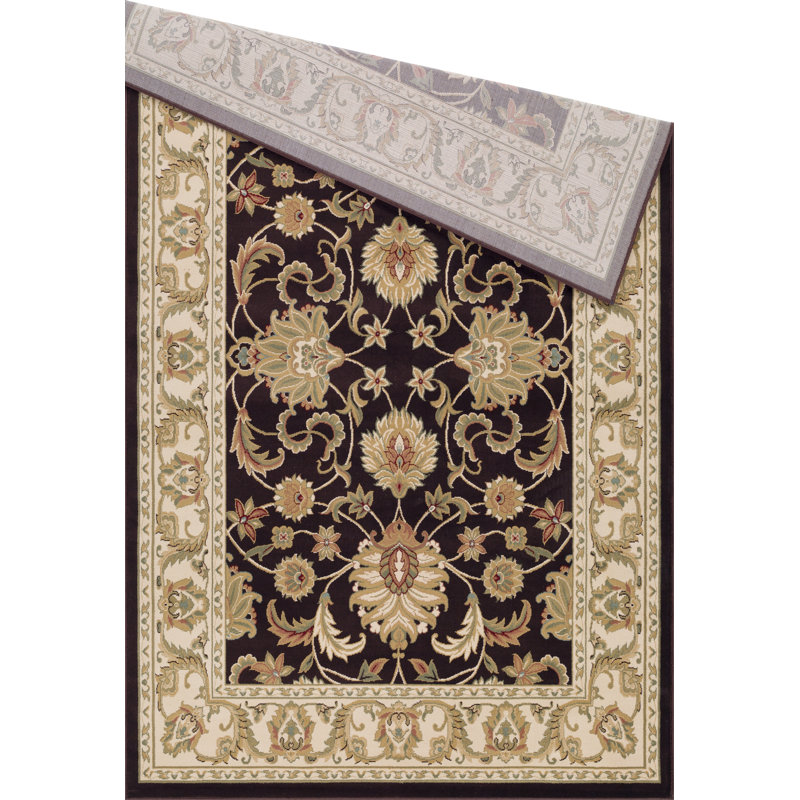 Tapis beige / noir Reanne, Rectangle 8 pi x 10 pi