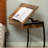 Table End Table with Charging Station, Couch Tables That Slide Under, C Shaped Side Table with Storage, Small Table Couch Desk for Small Spaces