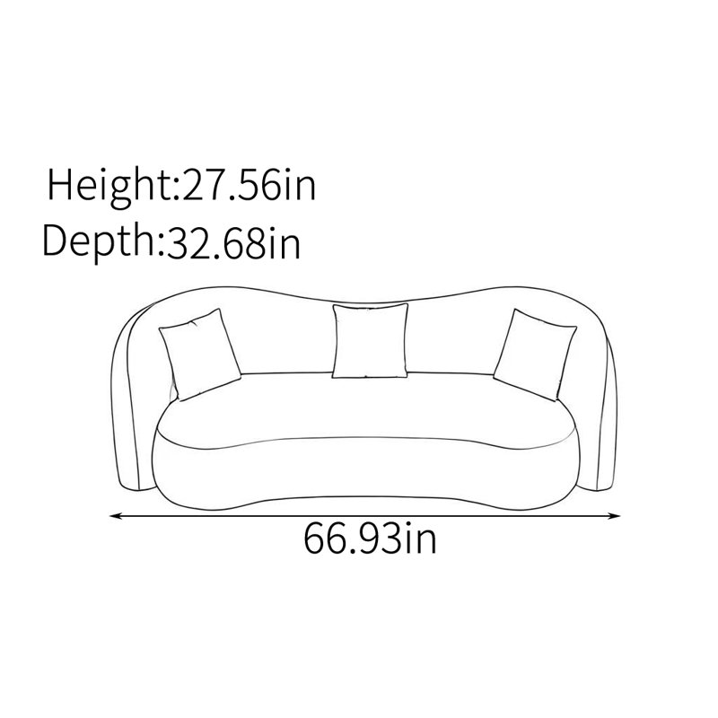 Jeannettes, H 27,56 po x l 66,93 po x P 32,68 po, 2