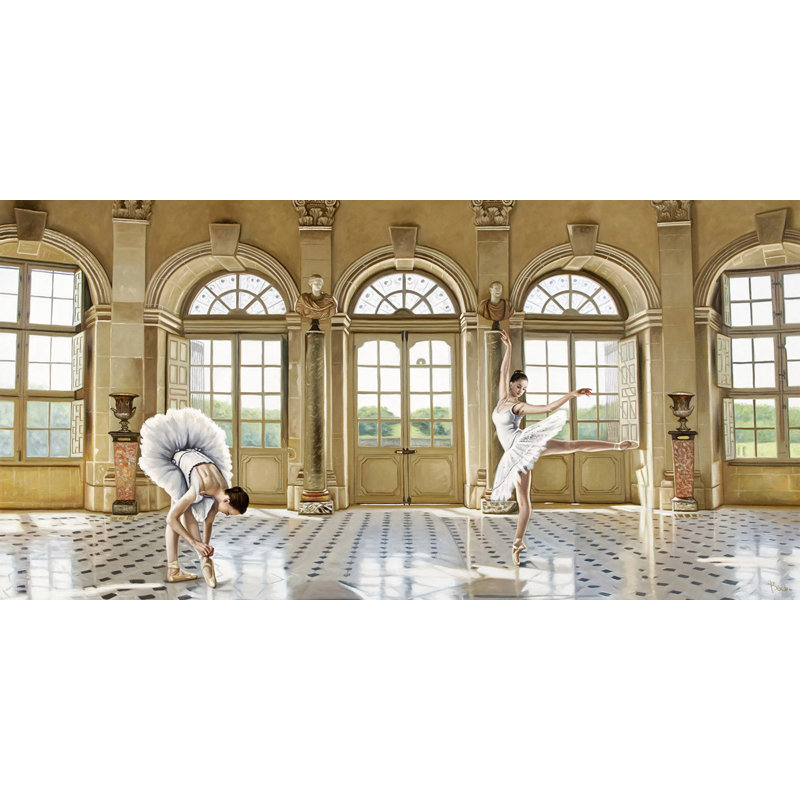 In The Grand Palace by Pierre Benson - Wrapped Canvas Print, 35cm H x 70cm W x 4cm D