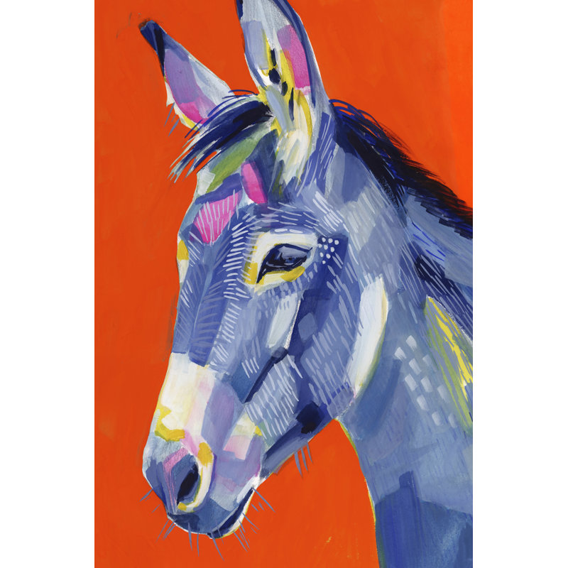Animal Party I, reproduction d'art sur toile, H 48 po x l 32 po, Toile tendue
